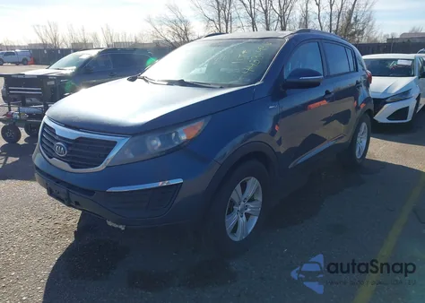 2011 Kia Sportage Lx z USA, uszkodzony, nr VIN KNDPBCA24B7131825
